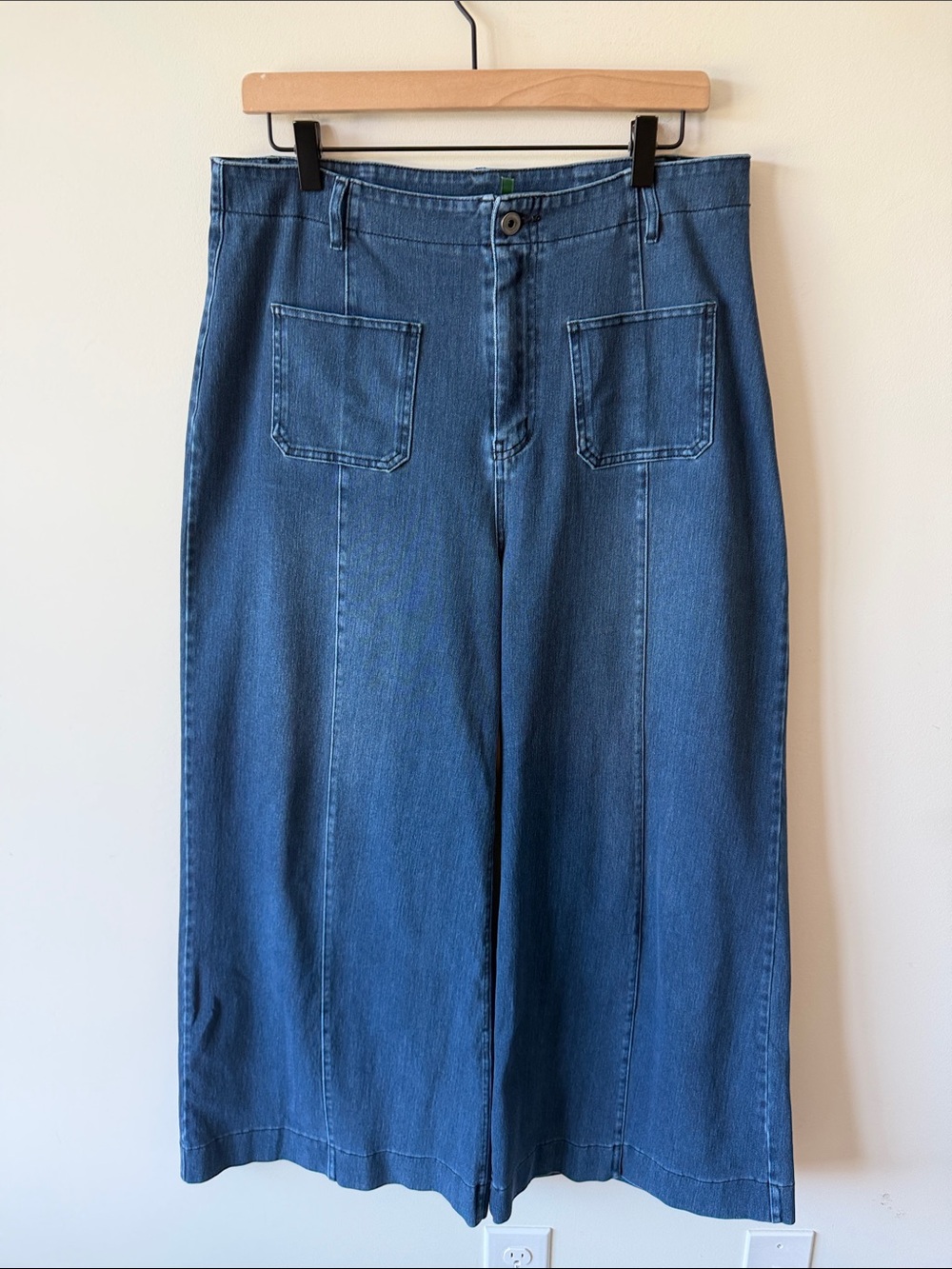 Halara Flex™ High Waisted Pockets Washed Casual Wide Leg Jeans